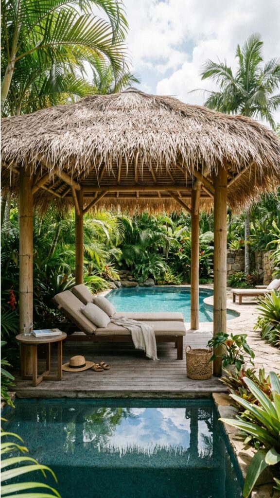 7. Bamboo and Thatch Tropical Retreat
