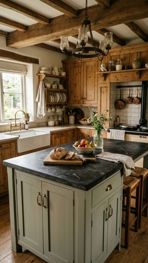 7. Black Soapstone With a Natural Feel