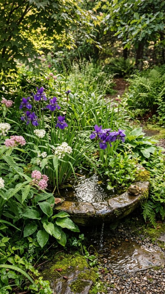 7. Build a Rain Garden in Low Spots