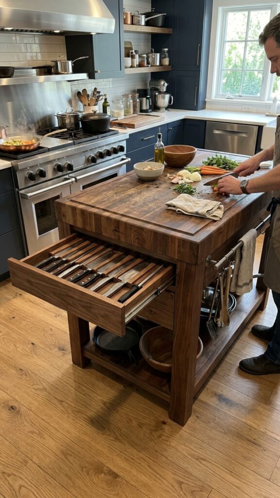 7. Butcher Block Island for Serious Cooks