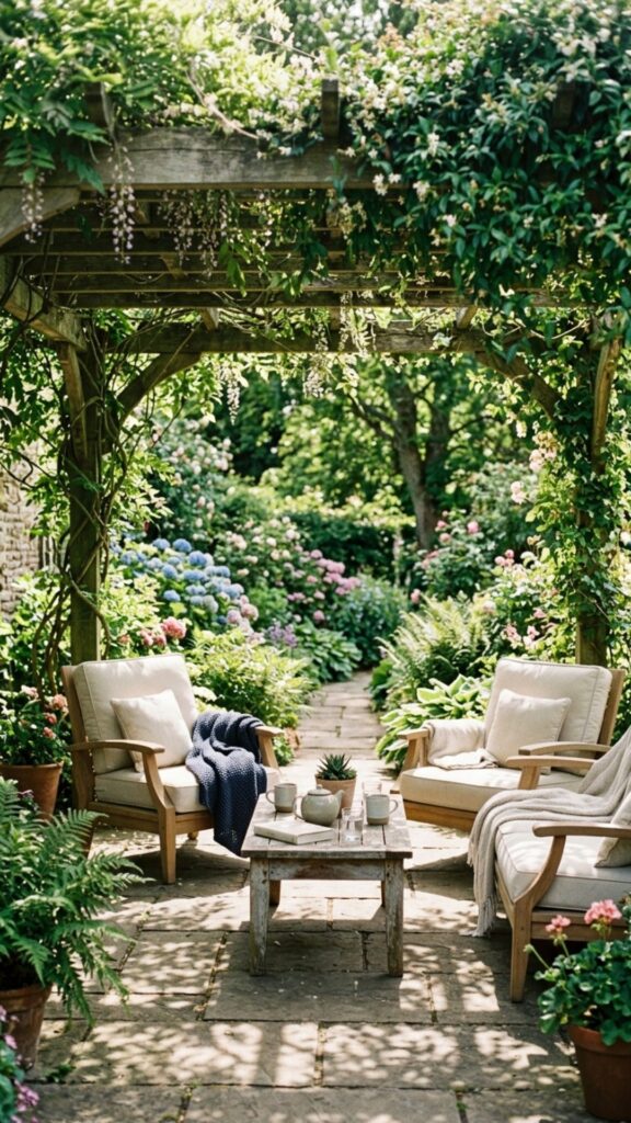 7. Design a Pergola Lounge