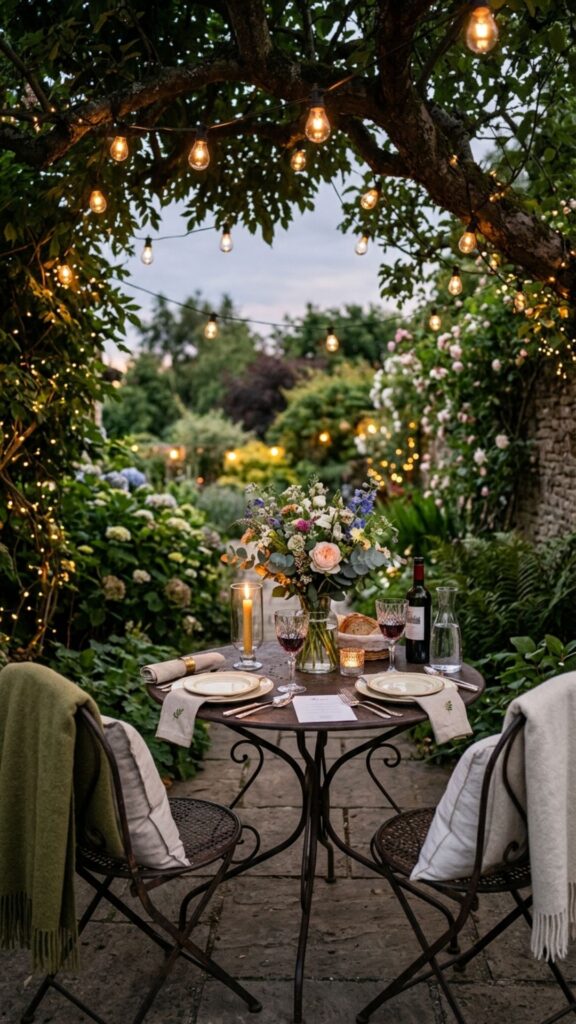 7. Design an Outdoor Dining Area for Two