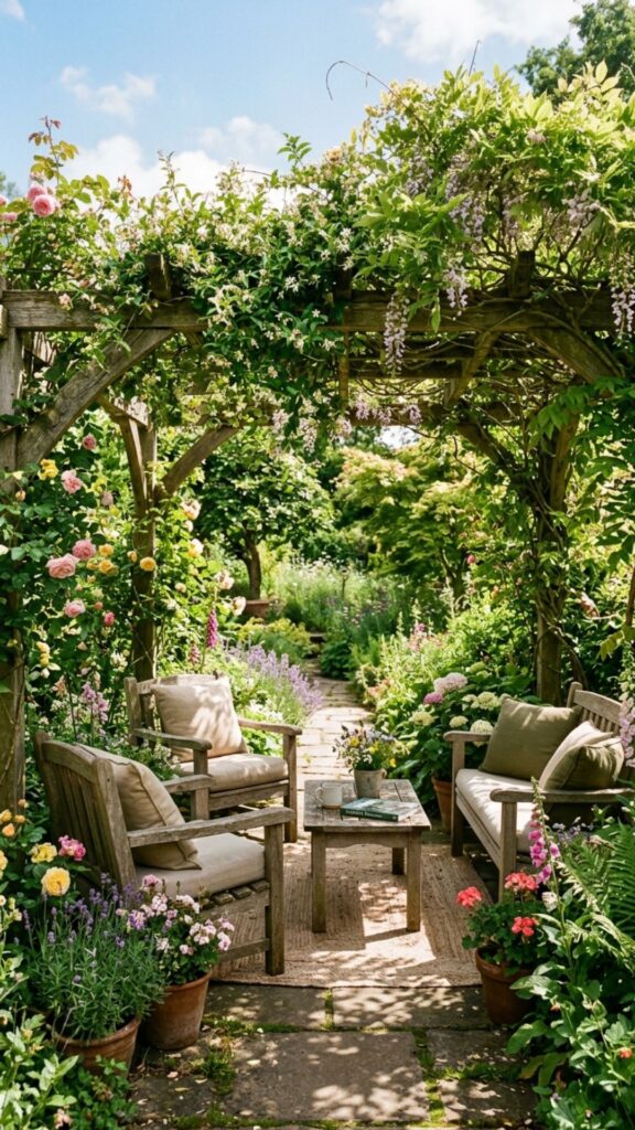 7. Grow a Living Vine Canopy