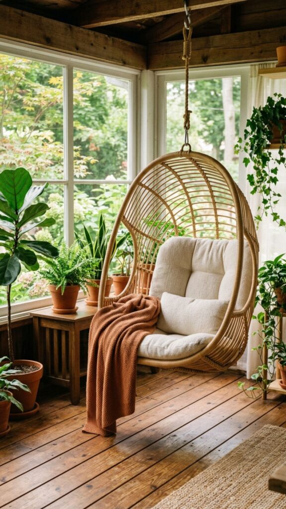7. Hanging Egg Chair