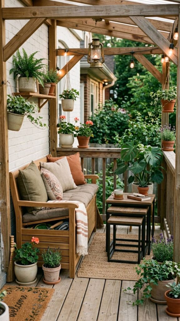 7. Install a Corner Shelf Unit