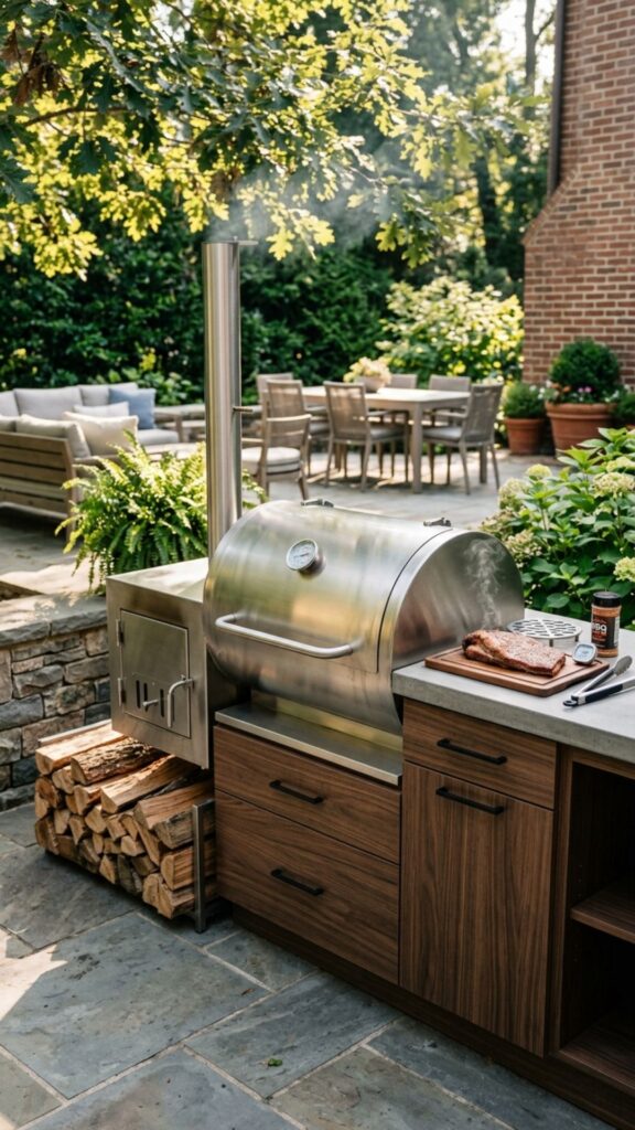 7. Integrated Smoker for Low-and-Slow Cooking