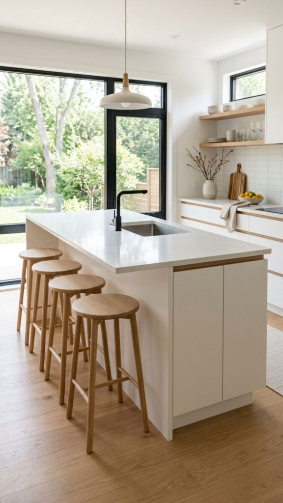 7. Island With Built-In Seating