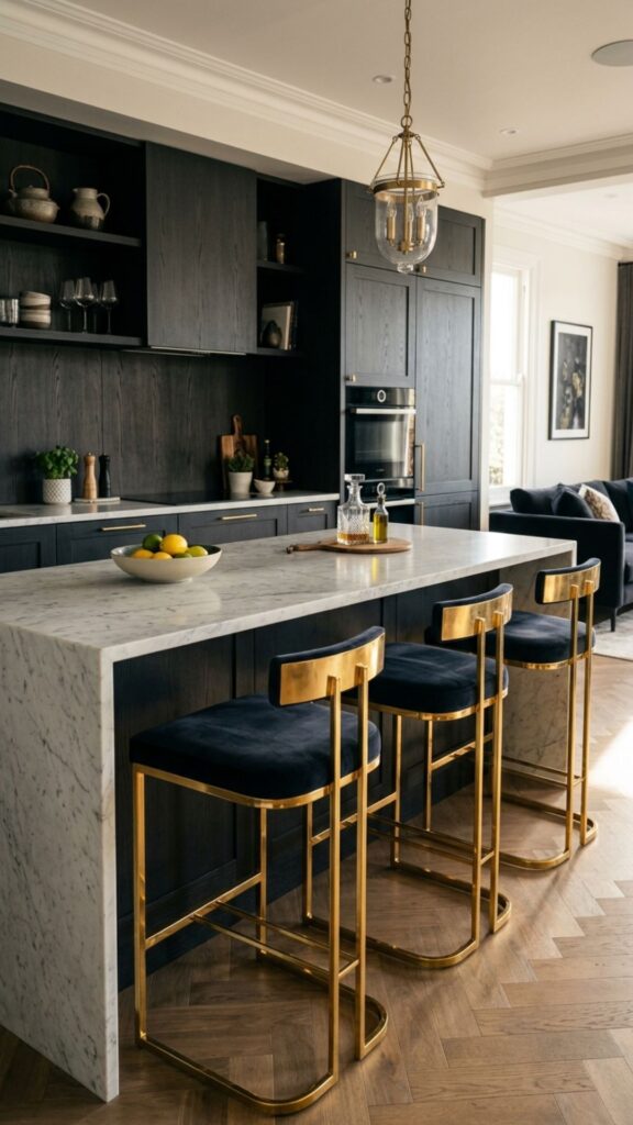 7. Mixed-Height Seating for Layered Interest