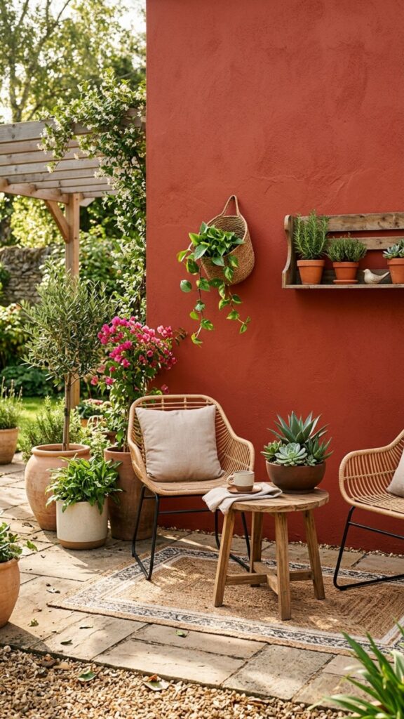 7. Paint a Tired Fence or Wall