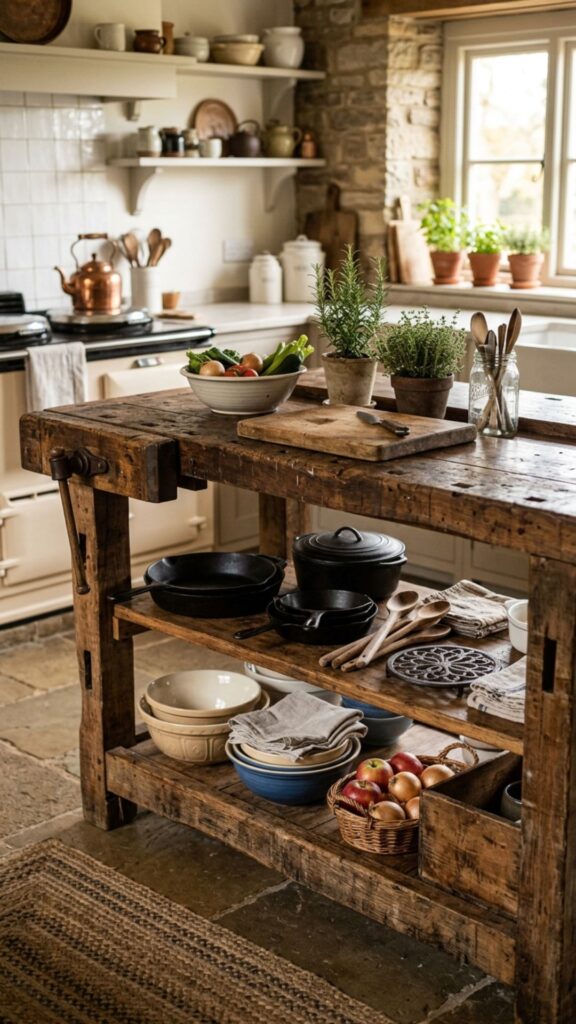 7. Repurpose a Vintage Workbench