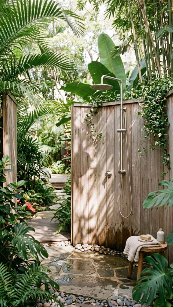 7. Set Up an Outdoor Shower