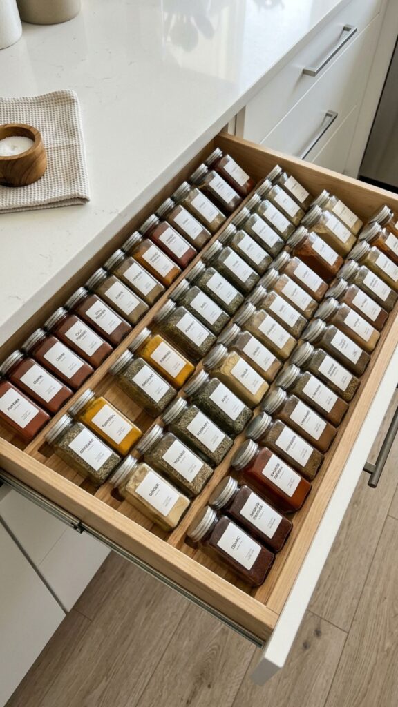 7. Spice Drawer Cabinet