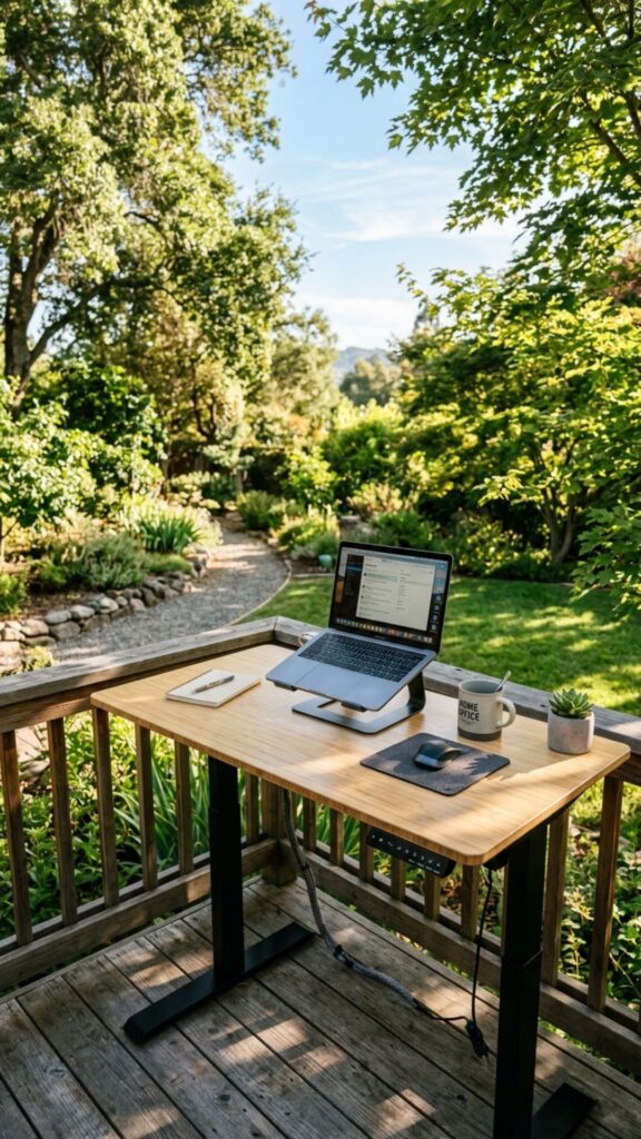 7. The Deck-Side Standing Desk