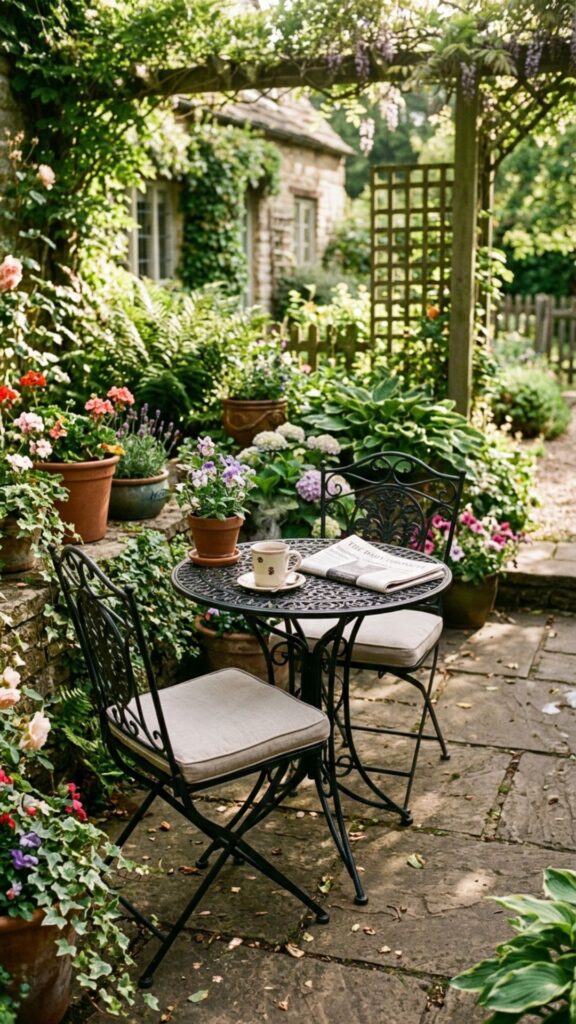 8. Bring in a Small Bistro Set