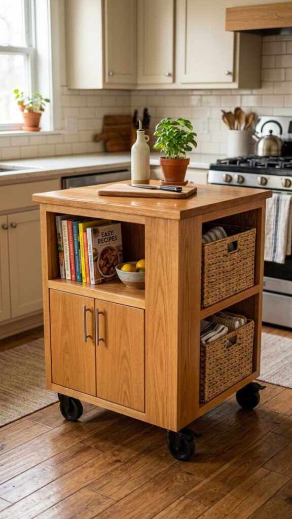 8. Compact Cube Island for Small Kitchens