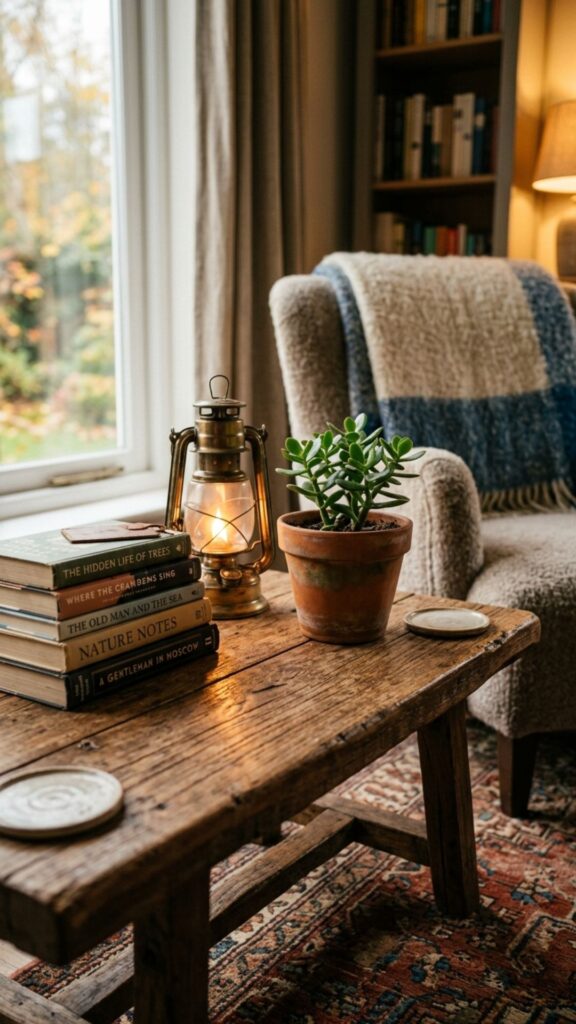 8. Create a Low Coffee Table Setup