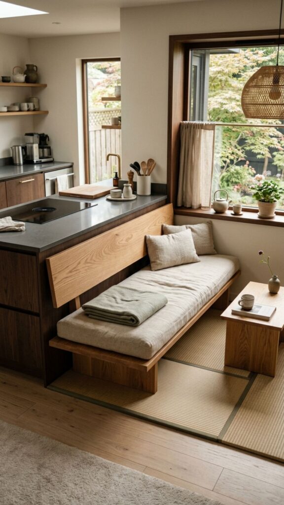 8. Create a Tatami-Inspired Seating Nook
