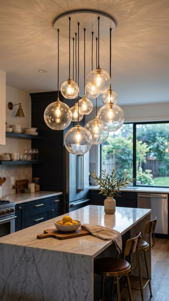 8. Globe Pendant Cluster