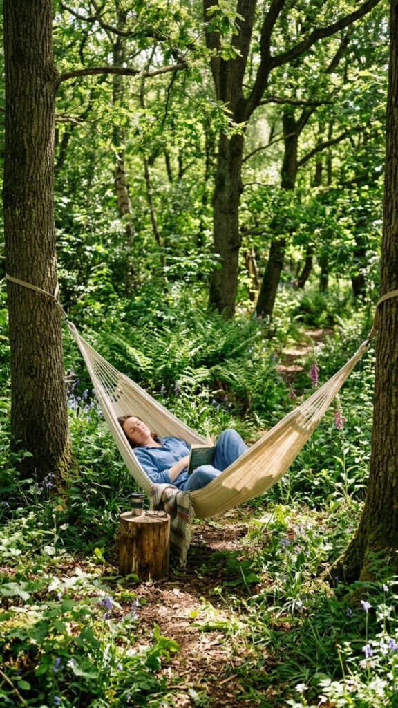 8. Hang a Hammock or Swing