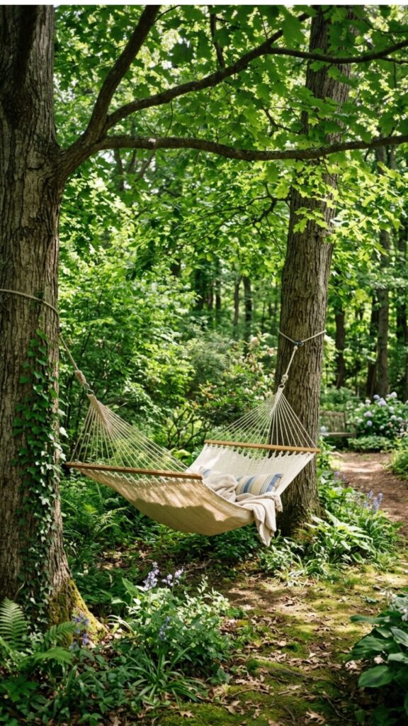 8. Hang a Hammock or Swing