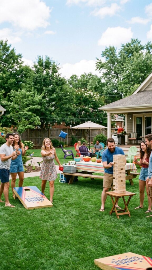 8. Lay Out a Lawn Games Zone