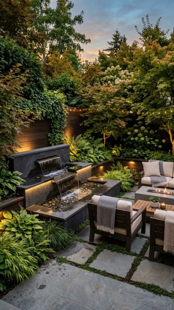 8. Set Up a Water Feature