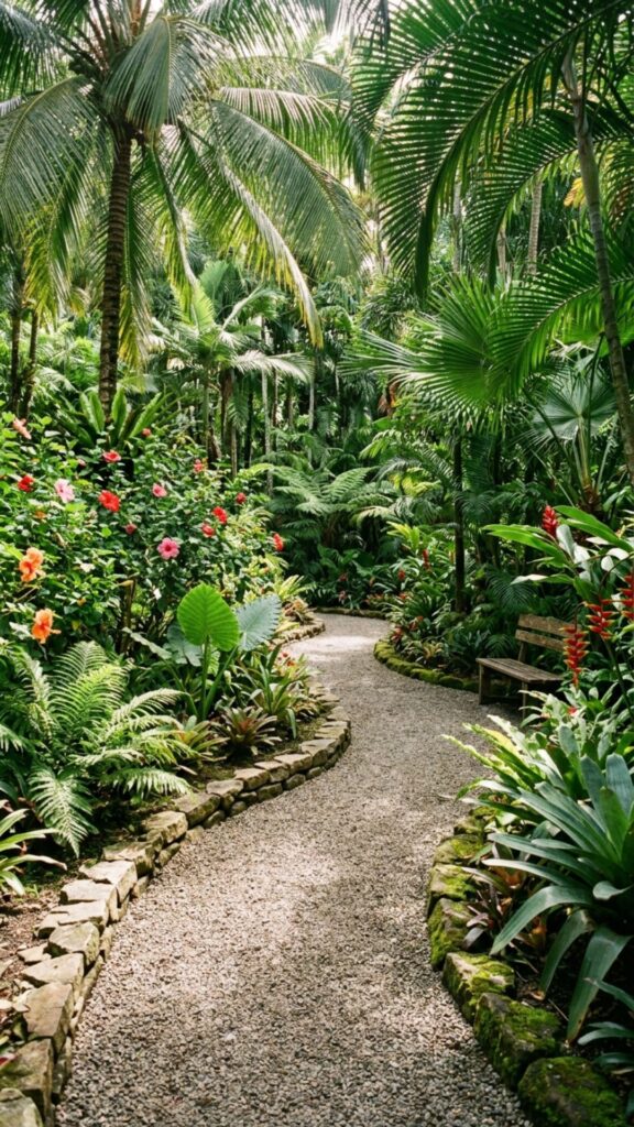 8. Spread Natural Mulch or Gravel Pathways