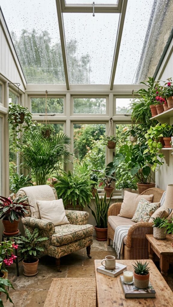 8. Sunroom with Open Windows