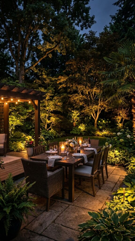 8. Uplighting for Trees and Plants