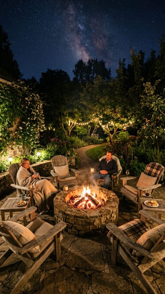 9. Build a Fire Pit Focal Point