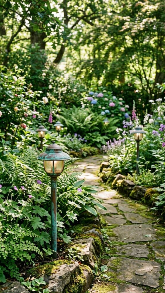 9. Copper or Brass Fixtures That Age Beautifully