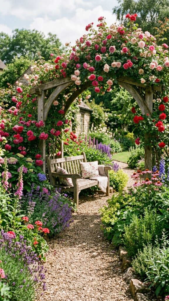 9. Cottage Garden Seating Area