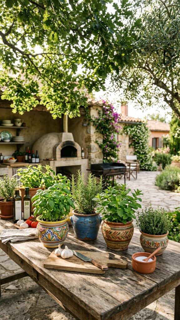 9. Grow a Container Herb Garden