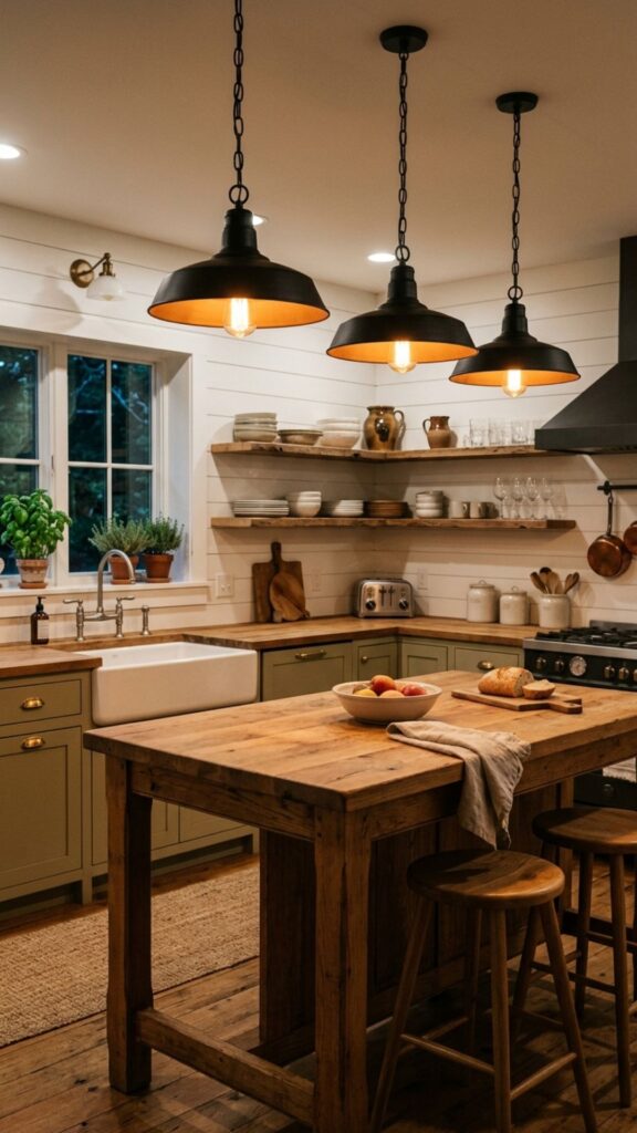 9. Hang Statement Pendant Lights Above