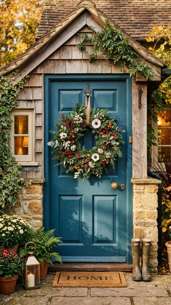 9. Hang a Seasonal Wreath