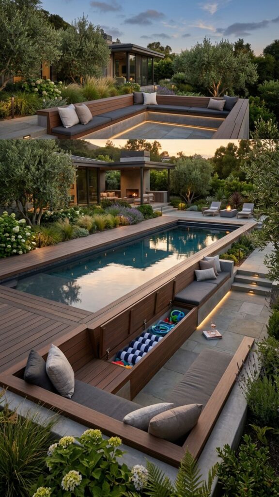9. Incorporate Built-In Bench Seating