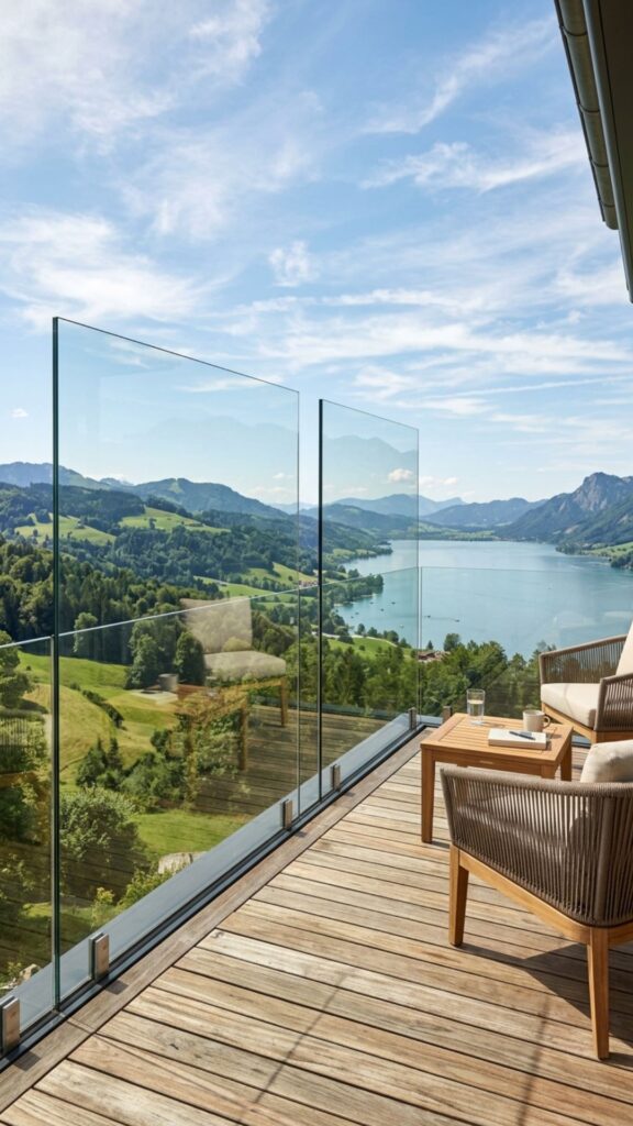 9. Install Glass Wind Panels
