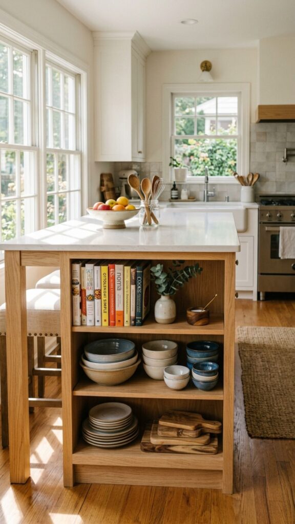 9. Open Shelving for Everyday Access