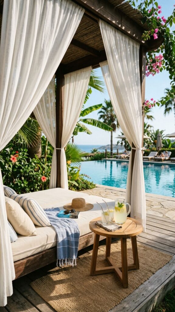 9. Set Up a Poolside Cabana
