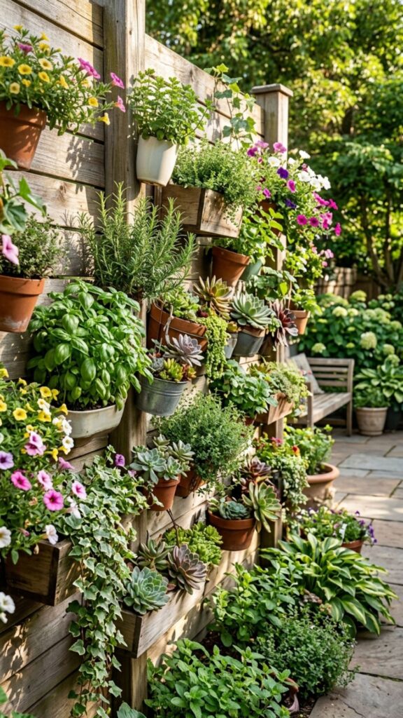 9. Set Up a Vertical Garden