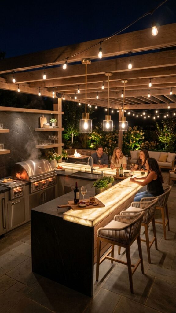 9. Statement Lighting Design