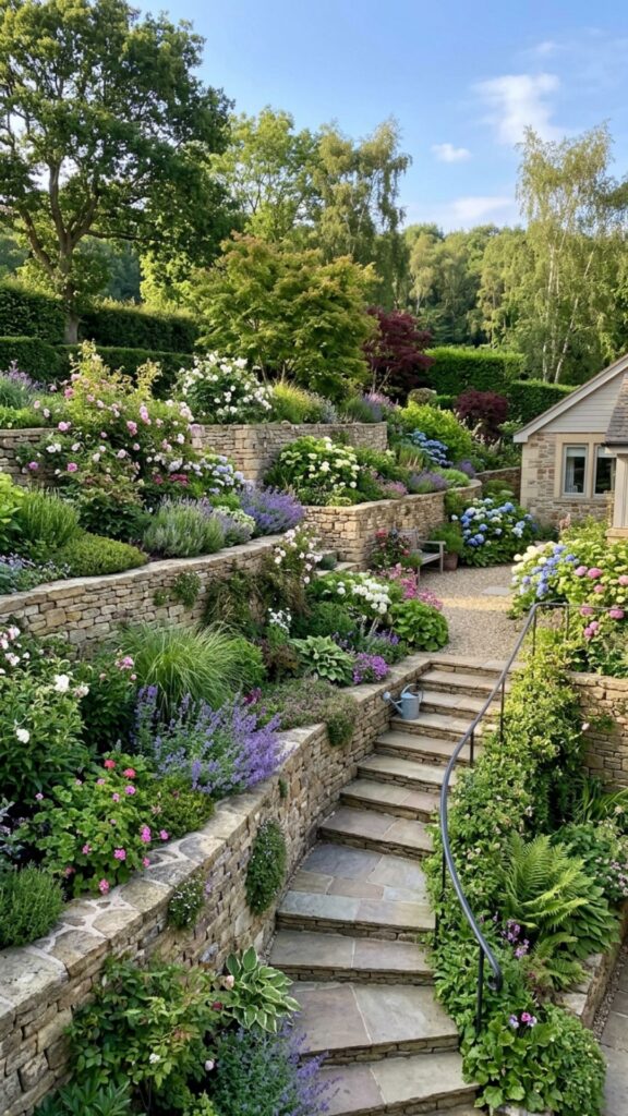 9. Tiered Hillside Terraces