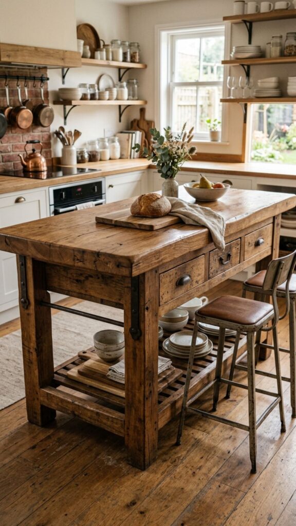 9. Vintage Workbench Repurpose