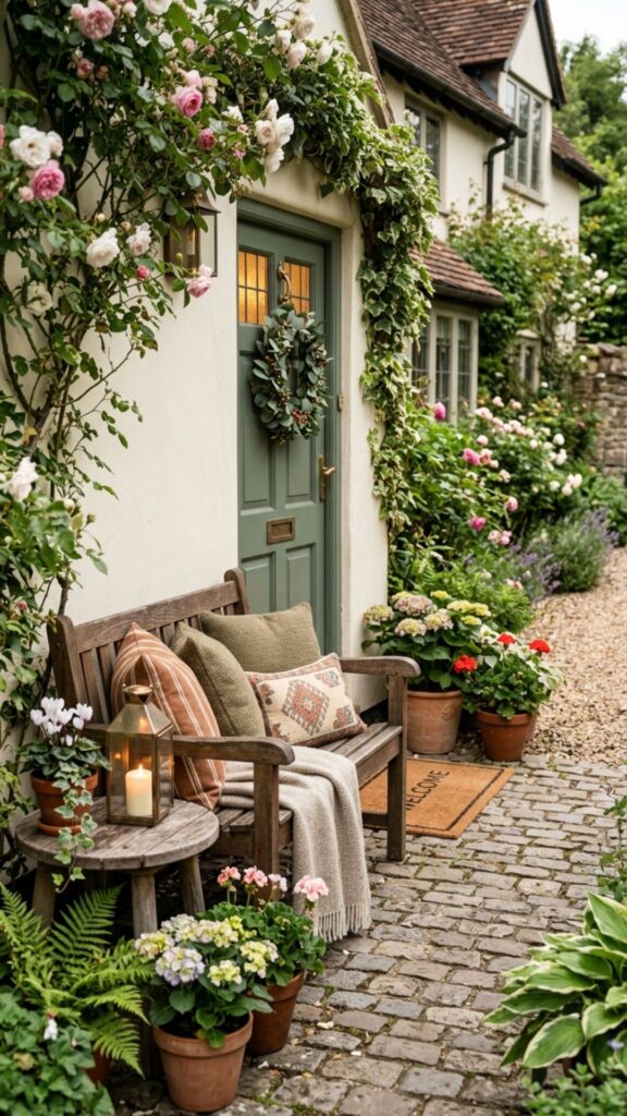 1. Add a Cozy Bench by the Door
