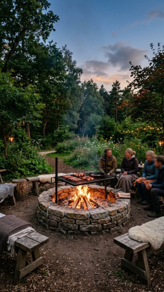1. Build a Central Open-Fire Cooking Pit