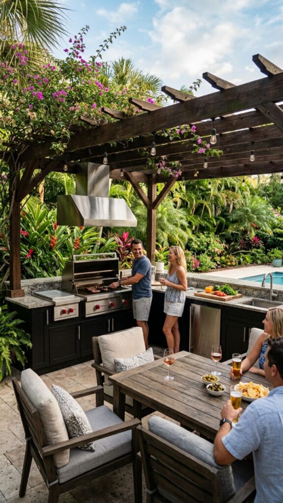 1. Build a Shaded Cooking Zone First