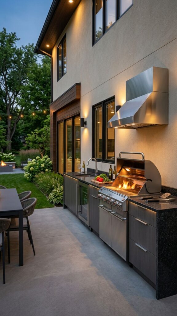 1. Build a Straight Kitchen Along the Exterior Wall