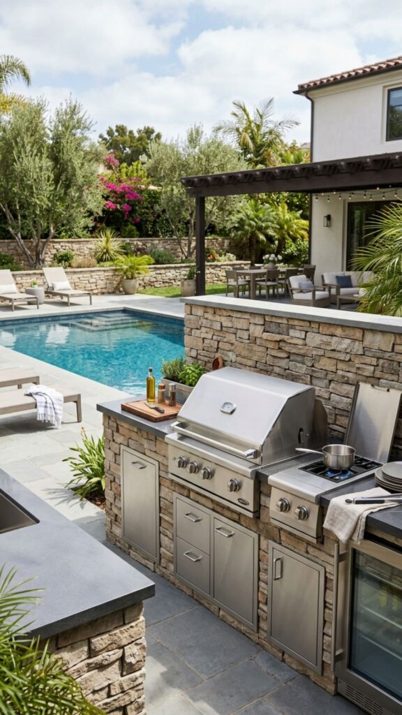 1. Build a Weatherproof Grill Station