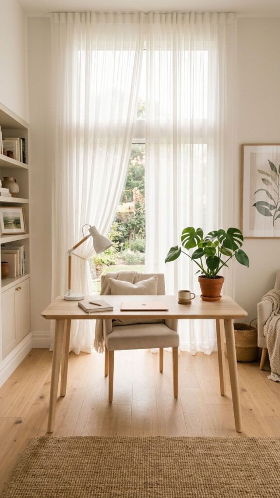 1. Choose Airy White Sheer Curtains