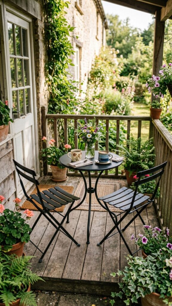 1. Choose a Slim Bistro Set for Two